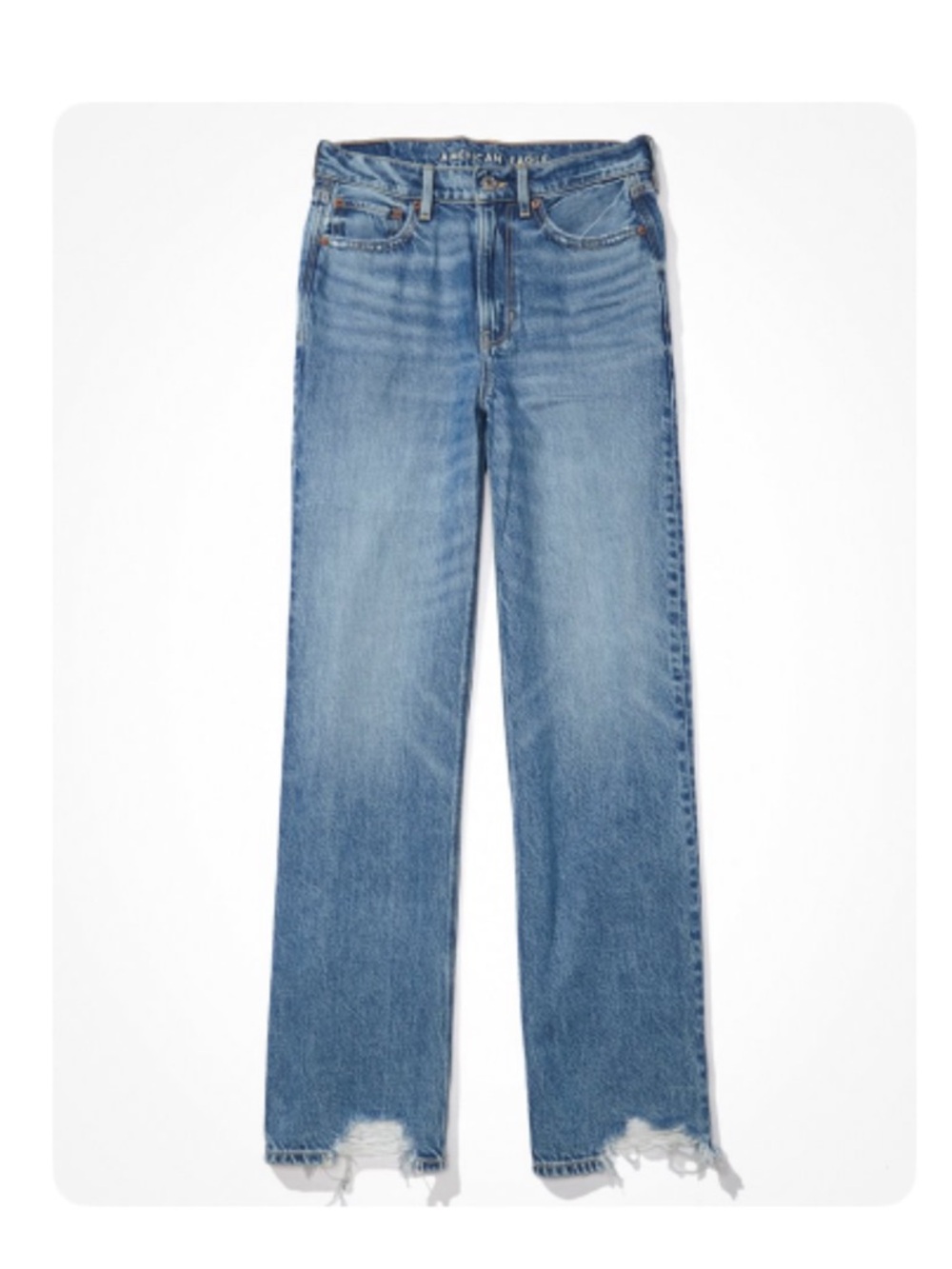 American Eagle Outfitters Light Blue Straight Jeans 2L
